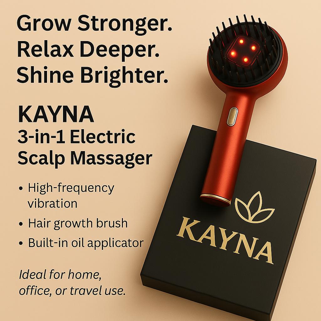 KAYNA™ SCALP GROW – Stimulate. Nourish. Thrive.